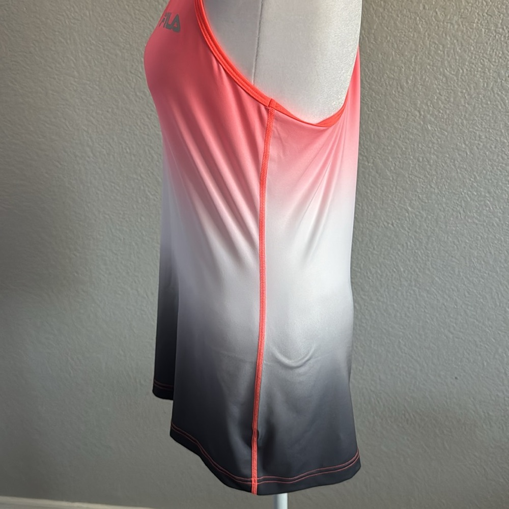 Fila Pink Sleeveless Fitted Tank Top - Picture 4 of 8